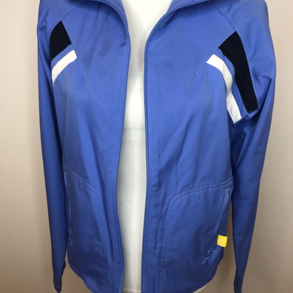 Nike Track Jacket Light Blue Size 12-14 - Picture 4 of 8